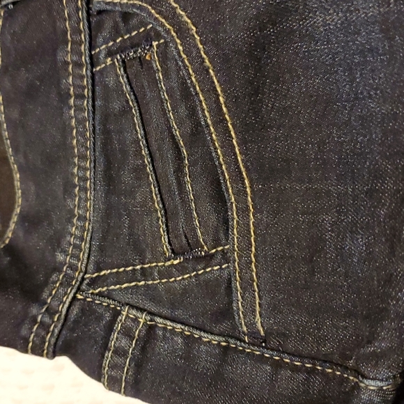 Lane Bryant SZ 18 dark,wash denim shorts,see pics,pockets front/back 21" - Picture 3 of 9